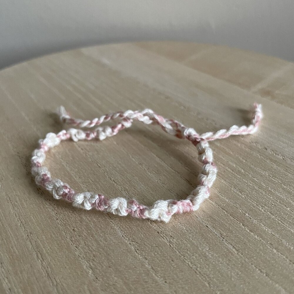 Alisa Bracelet, anklet, trendy, comfortable, tie, embroidery thread, woven, gift